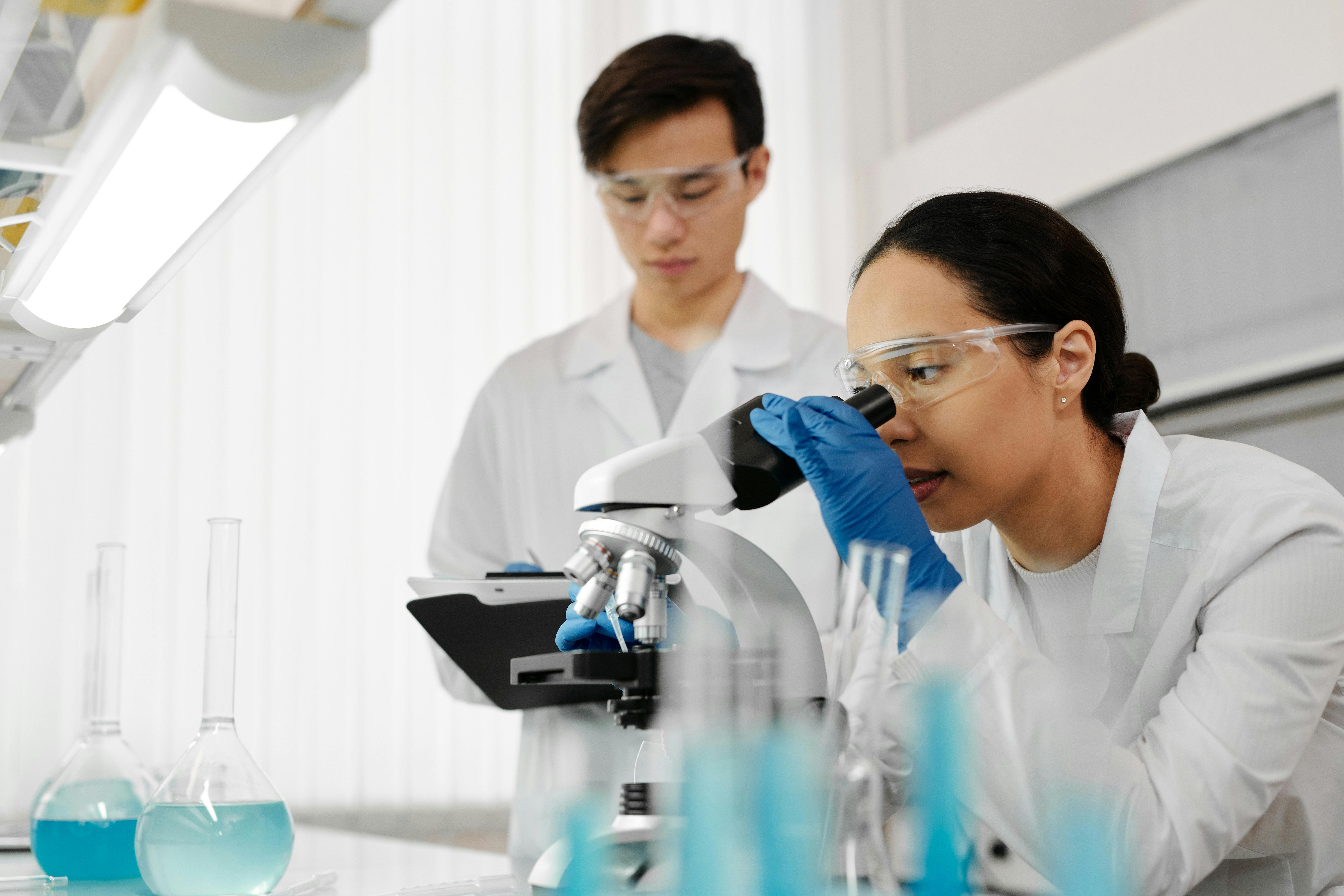 Scientist in lab